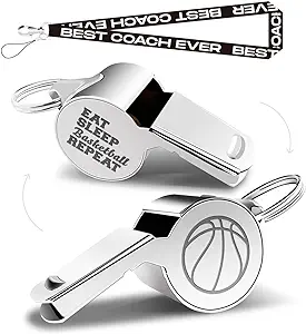 qibajiu whistles with lanyard coach whistle basketball gifts for coach  ?qibajiu b09wlvy4vb