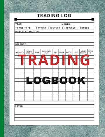 trading logbook 1st edition new leaf press 979-8485036713