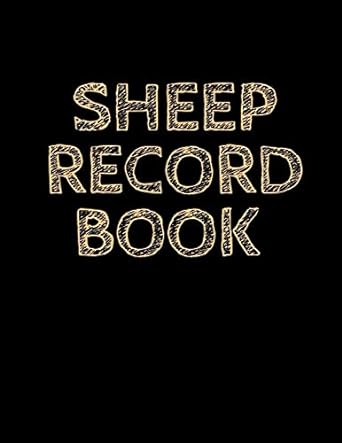 sheep record book 1st edition the waymaker journal 171265344x, 978-1712653449
