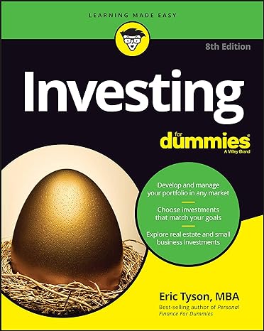 investing for dummies 8th edition eric tyson 1119320690, 978-1119320692
