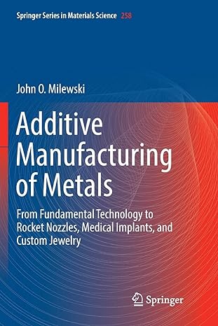 additive manufacturing of metals from fundamental technology to rocket nozzles medical implants and custom