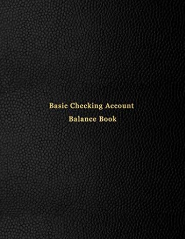 basic checking account balance book 1st edition abatron logbooks 979-8615154942