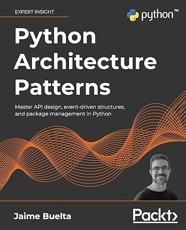 python architecture patterns master api design event driven structures and package management in python 1st