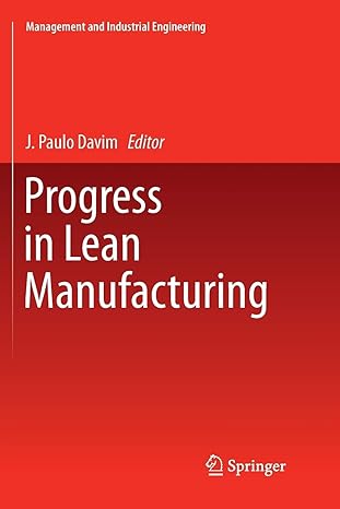 progress in lean manufacturing 1st edition j. paulo davim 3319892533, 978-3319892535