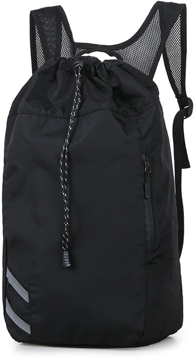 mengk drawstring basketball backpack sports bag sack for outdoor soccer ball basketball swimming gear  mengk