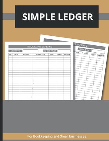 simple ledger income and expense 1st edition pronoti basu 979-8405035208