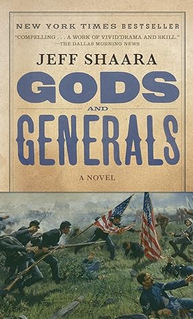 gods and generals a novel of the civil war  jeff shaara 0345422473, 978-0345422477