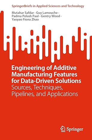 engineering of additive manufacturing features for data driven solutions sources techniques pipelines and