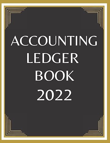 Accounting Ledger Book 2022