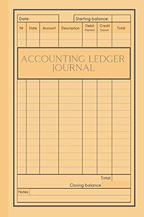 accounting ledger journal 1st edition hektag publishing 979-8719356396
