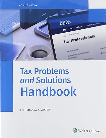 tax problems and solutions handbook 1st edition cch tax law editors 0808053507, 978-0808053507