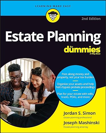 estate planning for dummies 2nd edition jordan s. simon ,joseph mashinski 1394158548, 978-1394158546