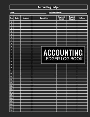 accounting ledger log book 1st edition asamrobe press publication 979-8741674277