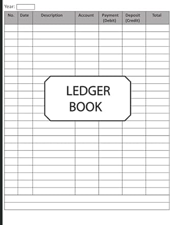 ledger book 1st edition new generation book creation 979-8454002626