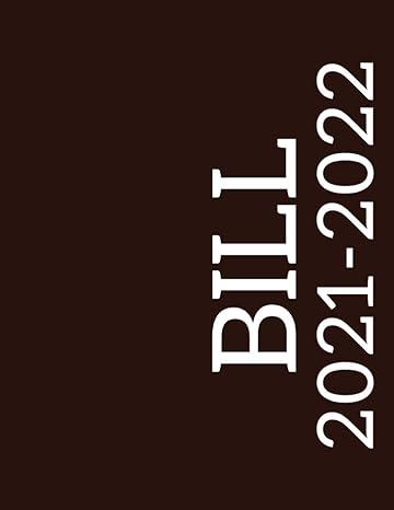 bill 2021-2022 1st edition timmy brothor 1698599609, 978-1698599601