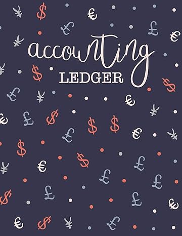 accounting ledger 1st edition just plan books 1673623301, 978-1673623307