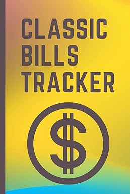 classic bills tracker 1st edition angle publishing 979-8408141722