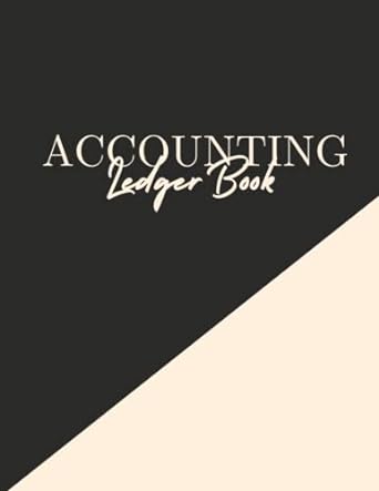 accounting ledger book 1st edition m.s. evans 979-8411590104