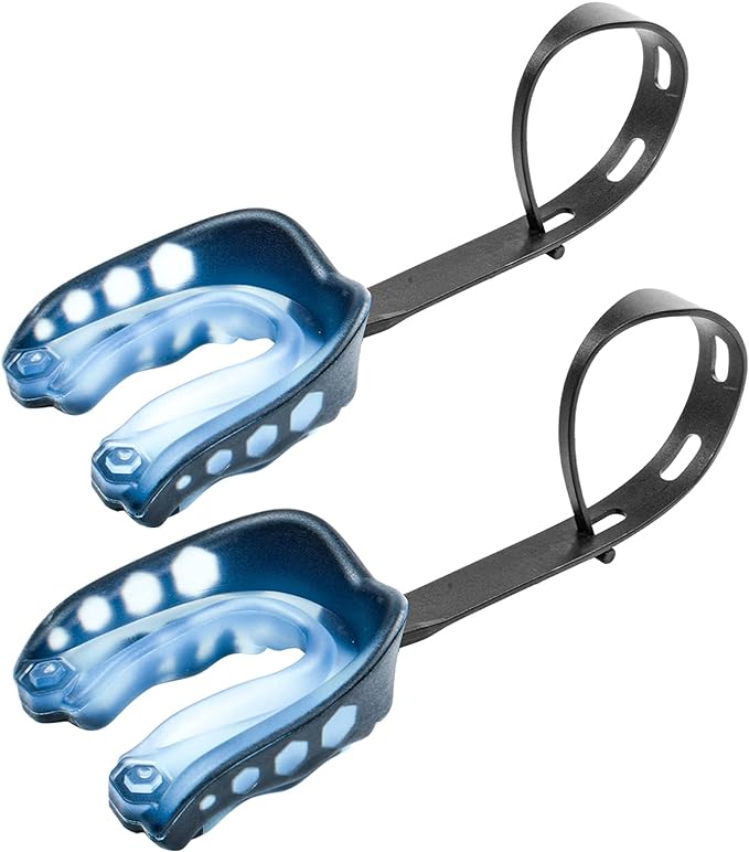 keystand 2 pack mouth guard football mouthpiece with strap for youth and adult  keystand b09br3wrhh