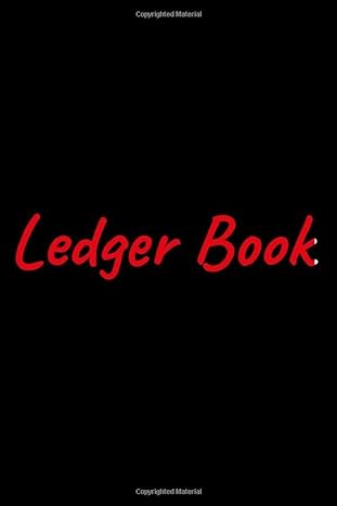 ledger book 1st edition accounting notes company 979-8654472571