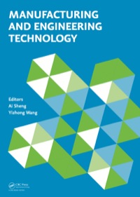 manufacturing and engineering technology 1st edition ai sheng , yizhong wang 113802645x, 131576072x,