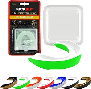 kickout mouthguard slim fit adults and junior sports for hockey and all contact sports  kickout b09sgss3h8