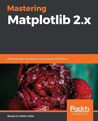 mastering matplotlib 2.x effective data visualization techniques with python 1st edition benjamin walter