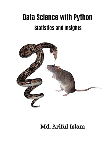 data science with python statistics and insights 1st edition md. ariful islam 979-8866534579