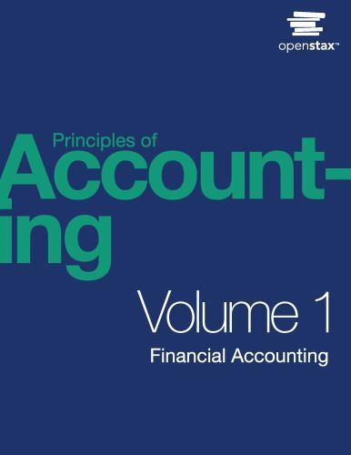 Principles Of Accounting Volume 1 Financial Accounting