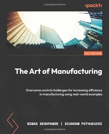 the art of manufacturing overcome control challenges for increasing efficiency in manufacturing using real