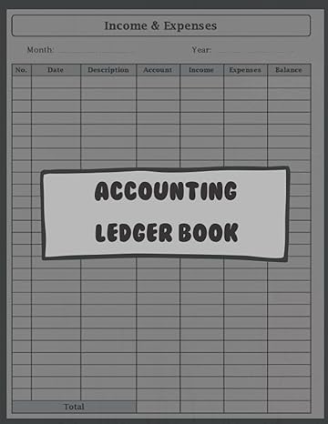 accounting ledger book 1st edition zouzou financial ledger 979-8433710597