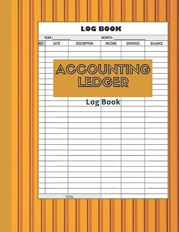 accounting ledger log book 1st edition el kun edition 979-8470756879