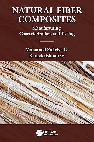 natural fiber composites manufacturing characterization and testing 1st edition mohamed zakriya g