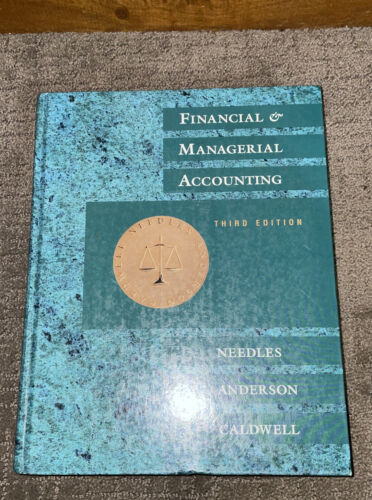 financial management accounting 3rd edition belverd e. needles 9780395676936, 0395676932