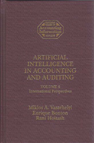 artificial intelligence in accounting and auditing international perspectives volume 6 1st edition enrique
