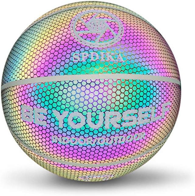 Aozbz Basketball No 7 Holographic Glow In The Dark For Night Sports Kids Gifts
