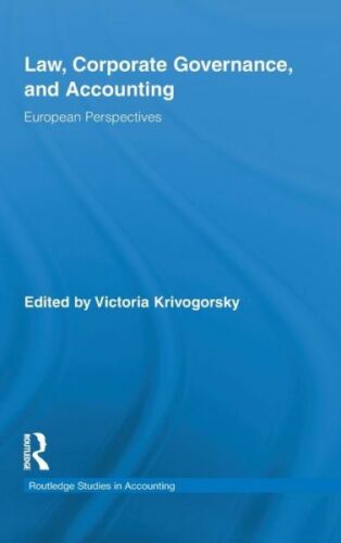 law corporate governance and accounting european perspectives 1st edition victoria krivogorsky 9780415871860,
