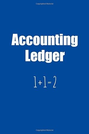 accounting ledger 1st edition accounting notes company 979-8654489579