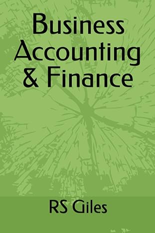 business accounting and finance 1st edition r s giles 8851503696, 979-8851503696
