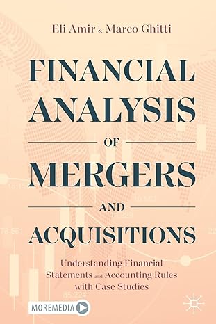 financial analysis of mergers and acquisitions understanding financial statements and accounting rules with