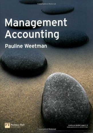 management accounting 4th edition pauline weetman 0273701991, 978-0273701996