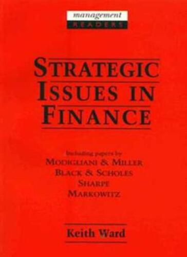 strategic issues in finance 1st edition keith ward 9780750609968