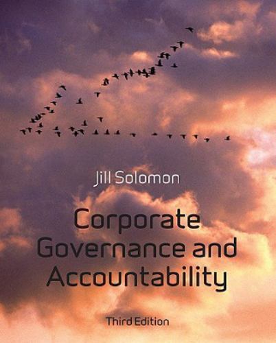 corporate governance and accountability 3rd edition jill solomon 9780470695098, 0470695099