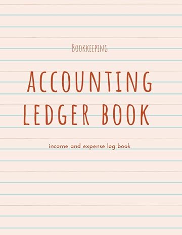 Accounting Ledger Book Income And Expense Log Book