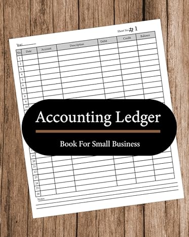 accounting ledger book for small business 1st edition schedules press publishing 979-8447951351