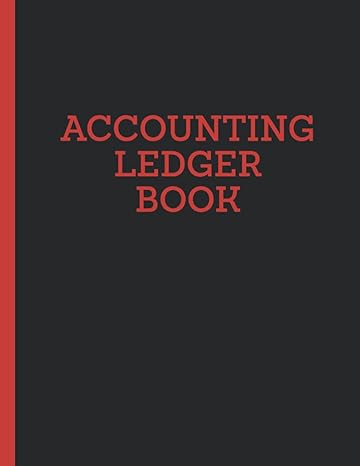 accounting ledger book 1st edition ret cabin 979-8511287034