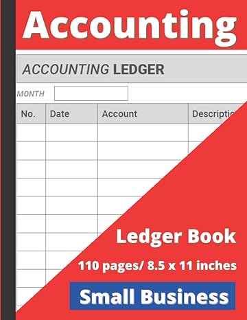 accounting ledger small business 1st edition gold touch publishing 979-8486871801