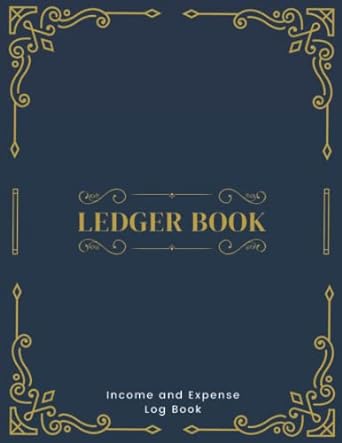 ledger book income and expense log book 1st edition classy ledger books 979-8410496575