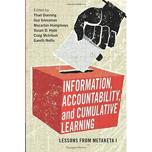 information accountability cumulative learning lessons from metaketa 1 1st edition gareth nellis, susan d.