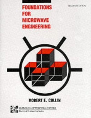 foundations for microwave engineering 2nd edition robert e. collin 0071125698, 9780071125697